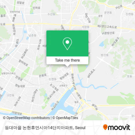 등대마을 논현휴먼시아14단지아파트 map