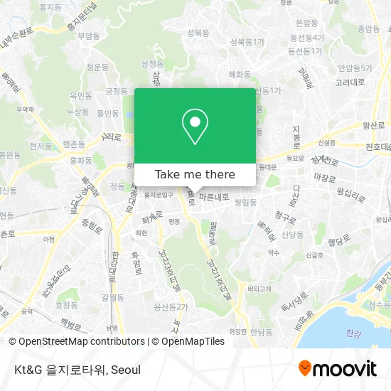 Kt&G 을지로타워 map