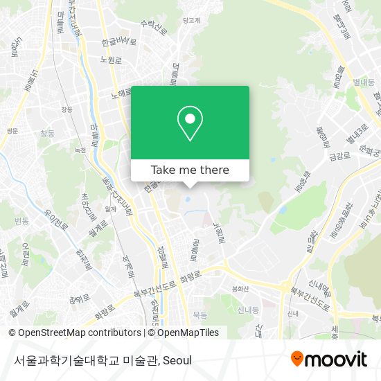 서울과학기술대학교 미술관 map