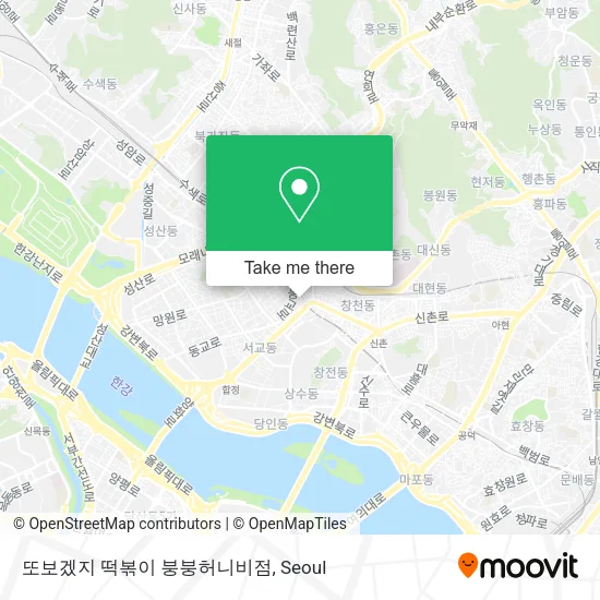 또보겠지 떡볶이 붕붕허니비점 map