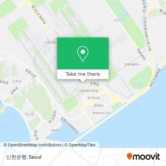 신한은행 map