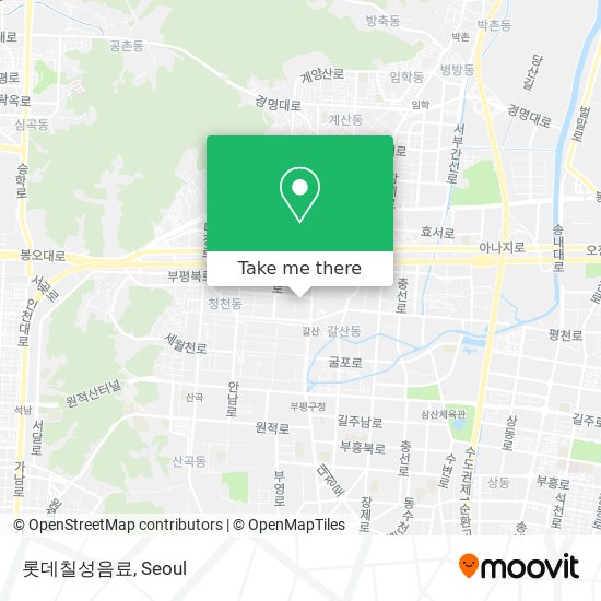 롯데칠성음료 map