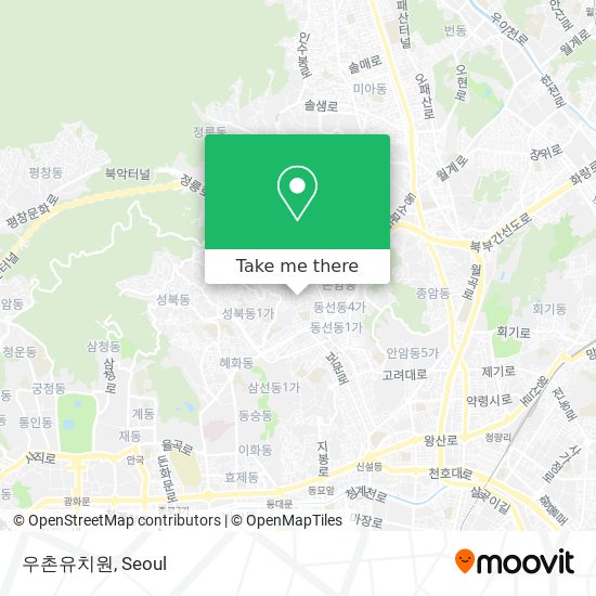 우촌유치원 map