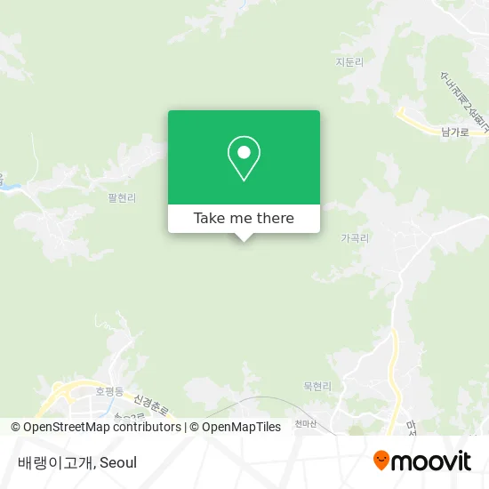 배랭이고개 map