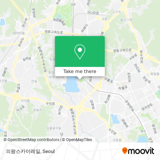 의왕스카이레일 map