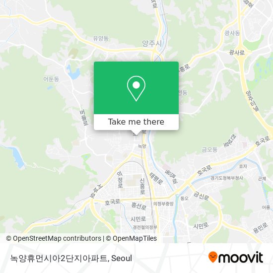 녹양휴먼시아2단지아파트 map