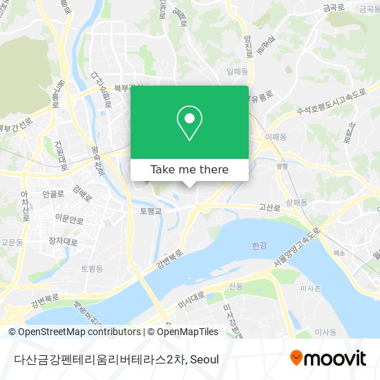 다산금강펜테리움리버테라스2차 map