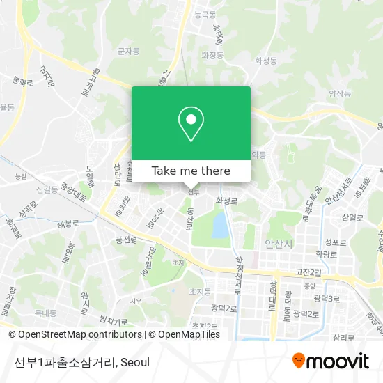 선부1파출소삼거리 map