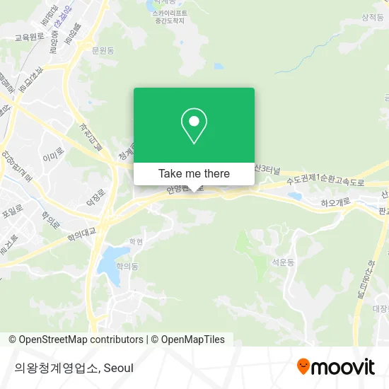 의왕청계영업소 map