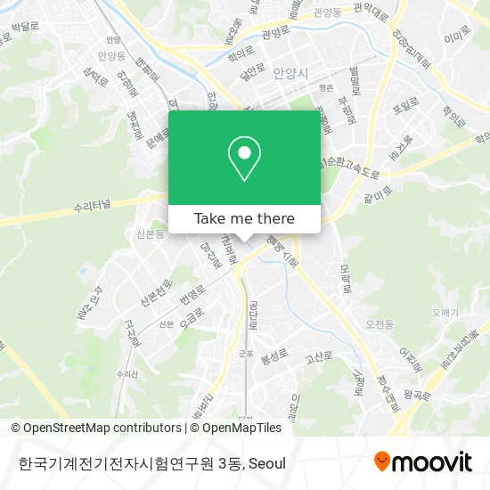 한국기계전기전자시험연구원 3동 map