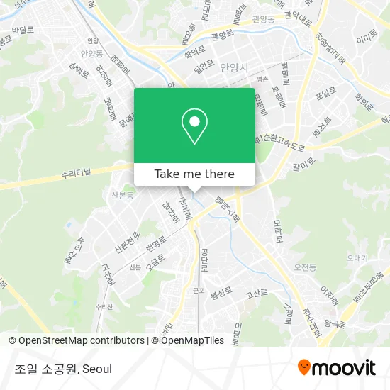 조일 소공원 map