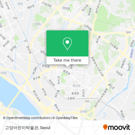고양어린이박물관 map