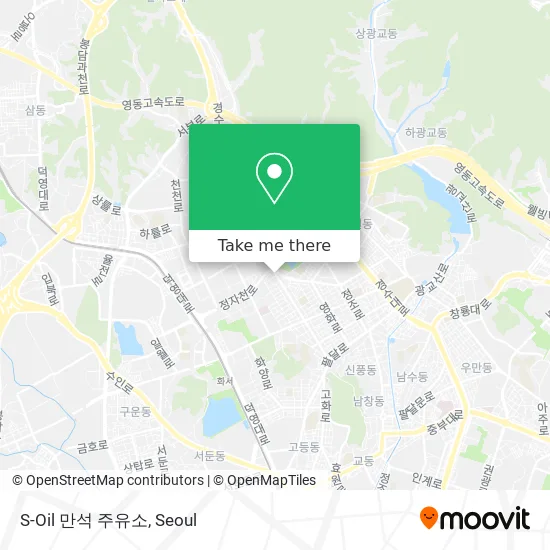 S-Oil 만석 주유소 map