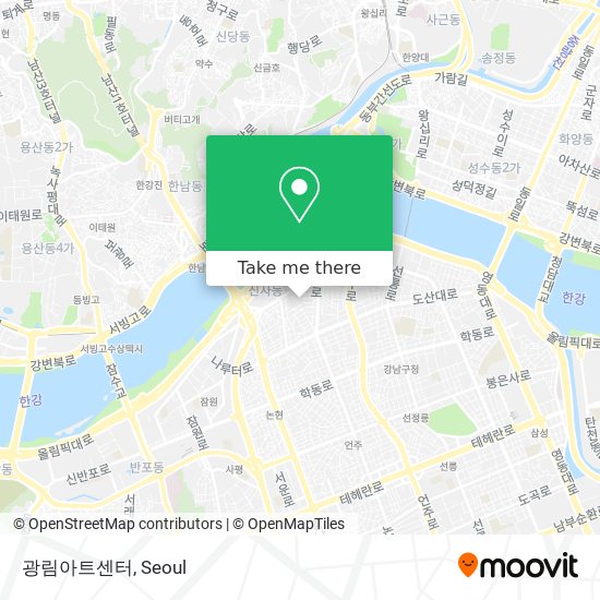 광림아트센터 map