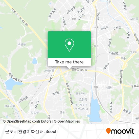 군포시환경미화센터 map