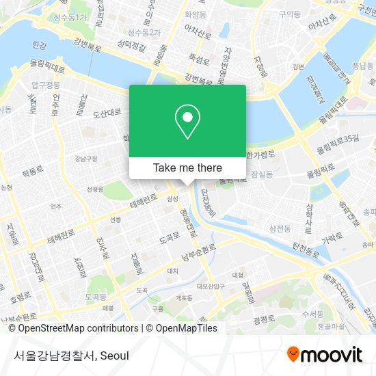 서울강남경찰서 map