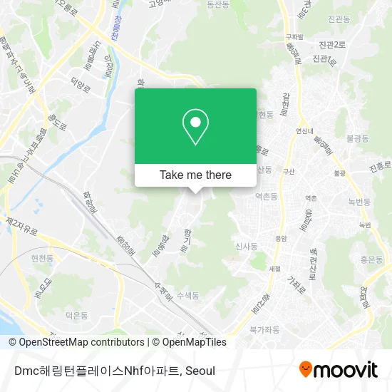 Dmc해링턴플레이스Nhf아파트 map