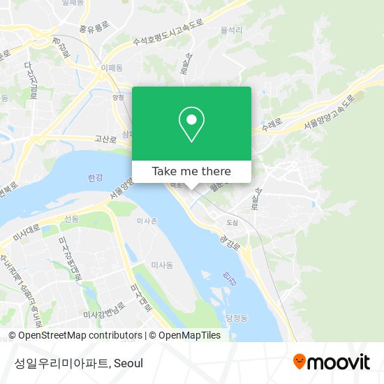 성일우리미아파트 map