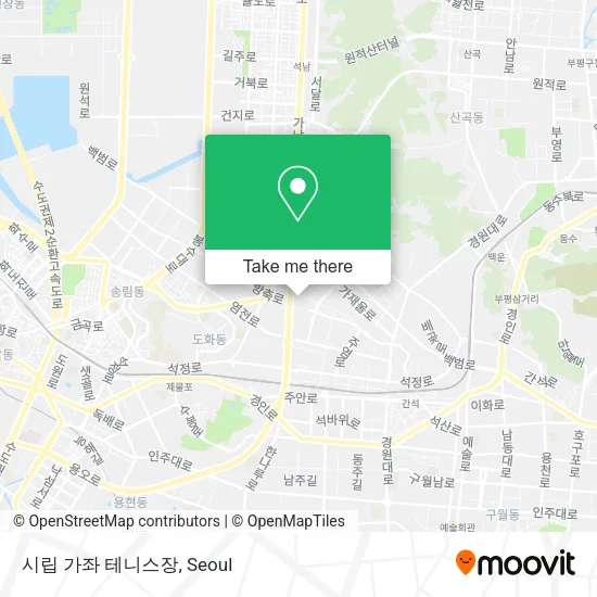 시립 가좌 테니스장 map