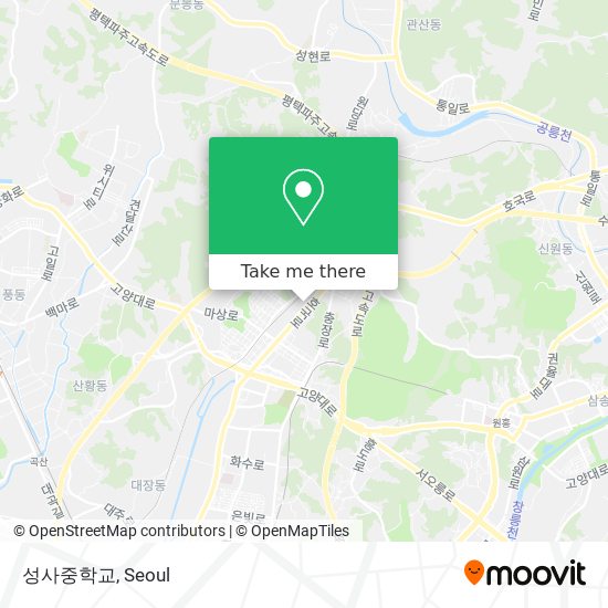 성사중학교 map