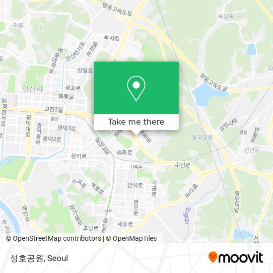 성호공원 map