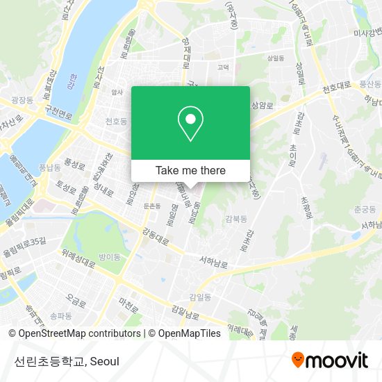 선린초등학교 map