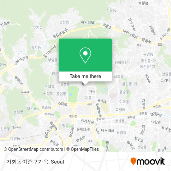 가회동이준구가옥 map