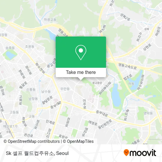 Sk 셀프 월드컵주유소 map