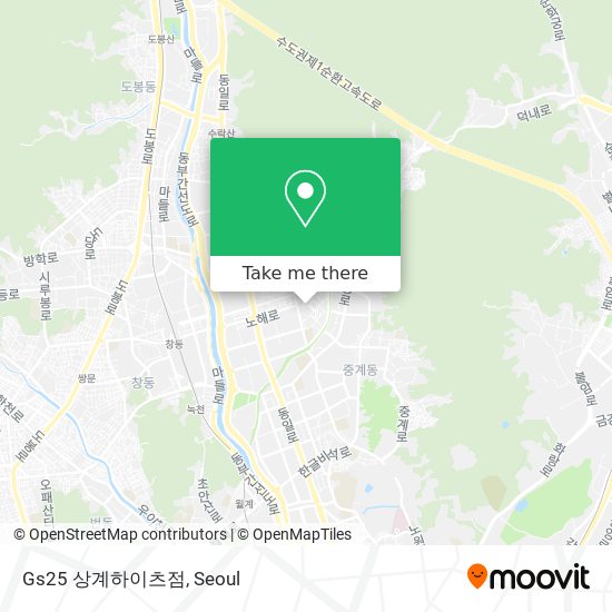 Gs25 상계하이츠점 map