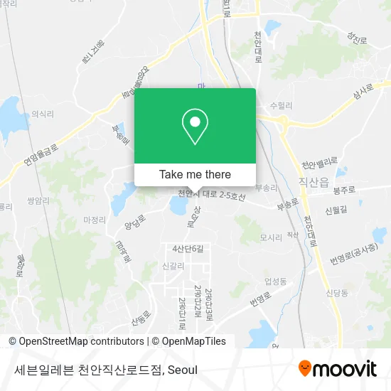 세븐일레븐 천안직산로드점 map