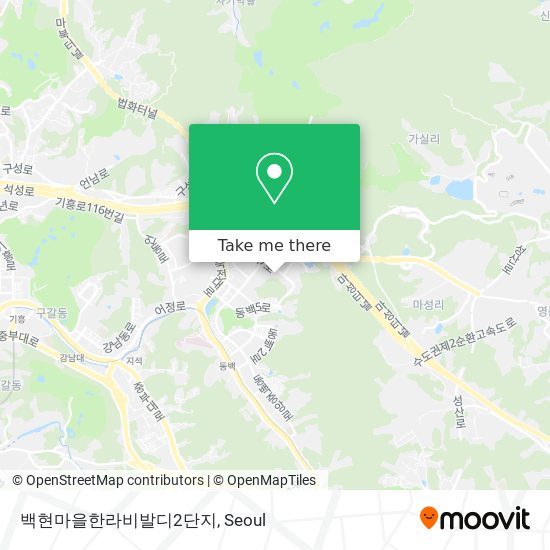백현마을한라비발디2단지 map