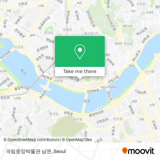 국립중앙박물관 남문 map