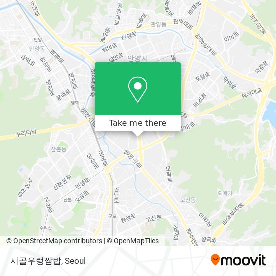 시골우렁쌈밥 map