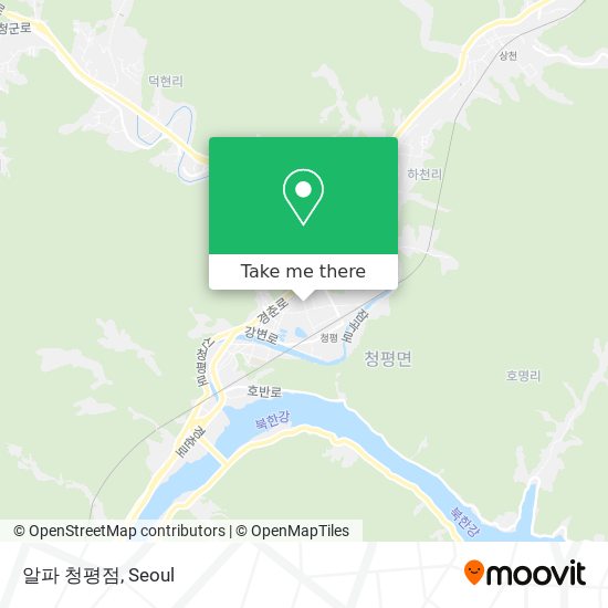 알파 청평점 map