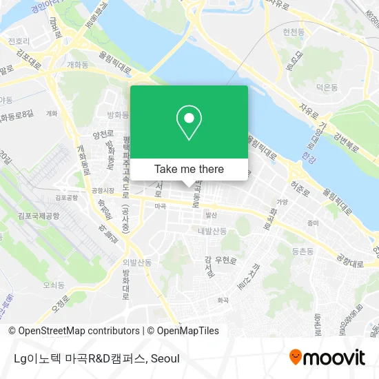Lg이노텍 마곡R&D캠퍼스 map