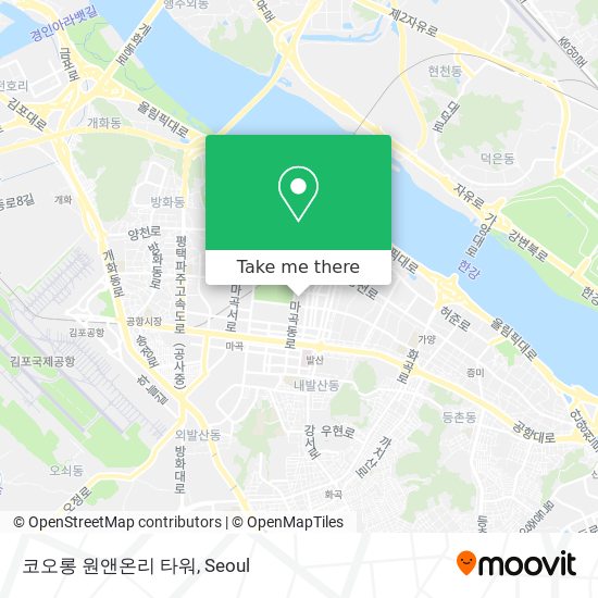 코오롱 원앤온리 타워 map