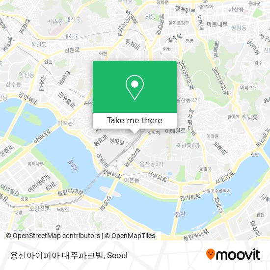 용산아이피아 대주파크빌 map