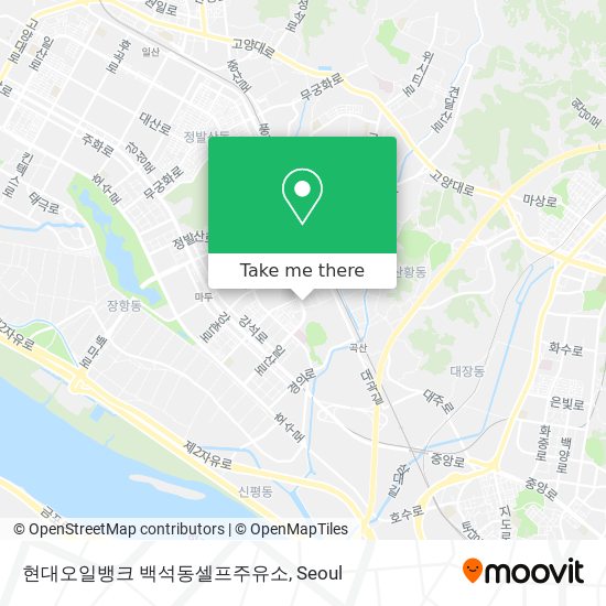 현대오일뱅크 백석동셀프주유소 map