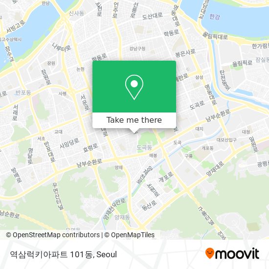 역삼럭키아파트 101동 map