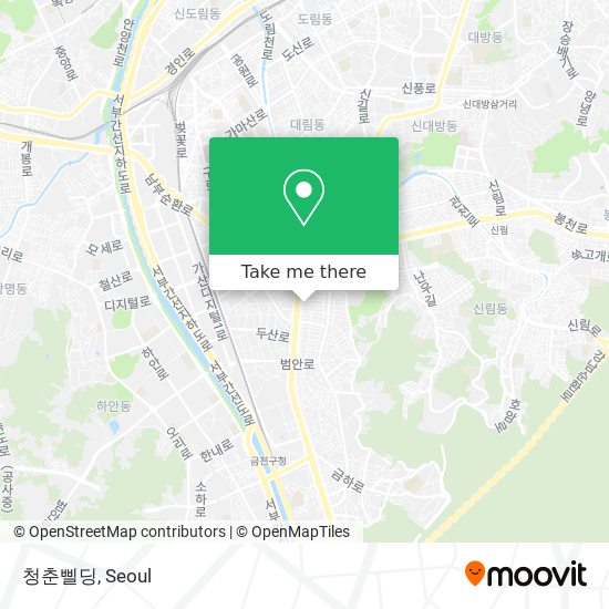 청춘삘딩 map