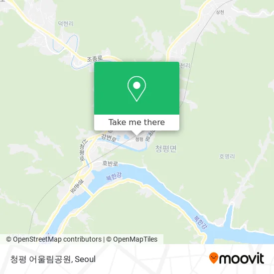 청평 어울림공원 map