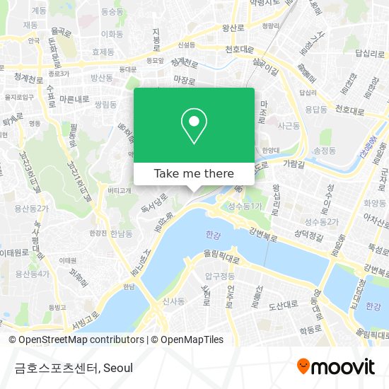 금호스포츠센터 map