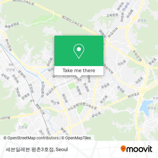 세븐일레븐 평촌3호점 map