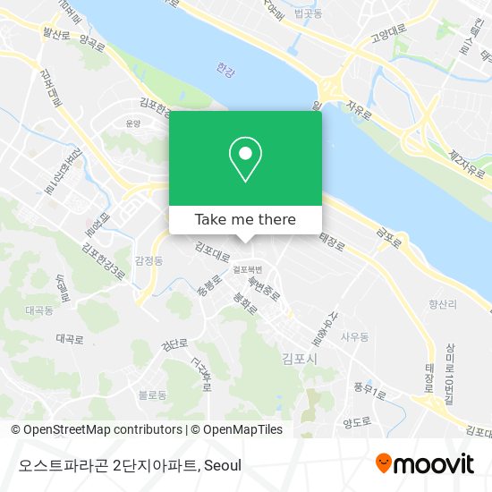 오스트파라곤 2단지아파트 map