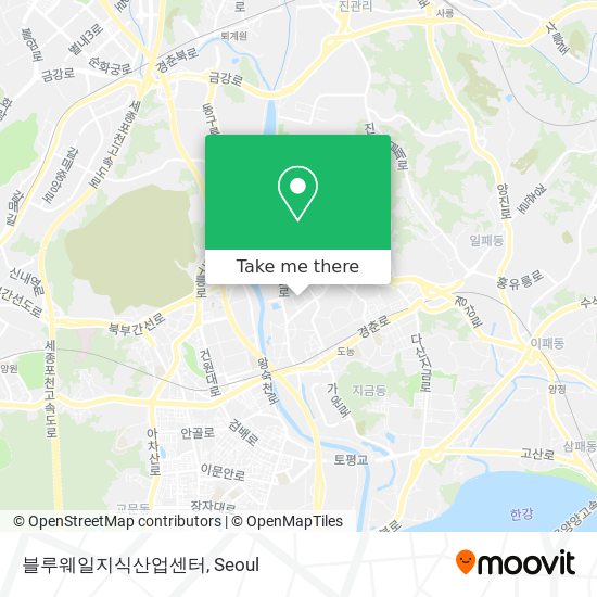 블루웨일지식산업센터 map