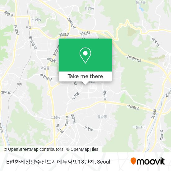 E편한세상양주신도시에듀써밋18단지 map