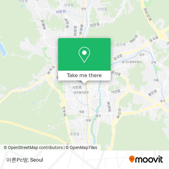 아론Pc방 map