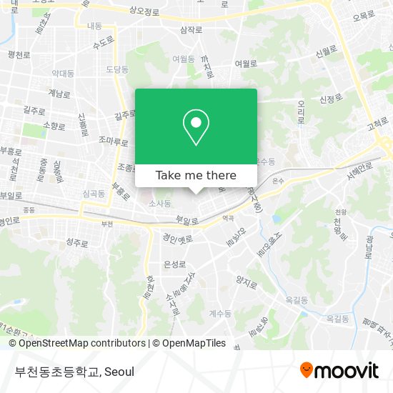 부천동초등학교 map