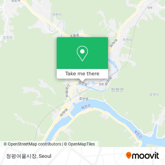 청평여울시장 map
