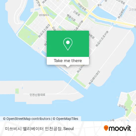 미쓰비시 엘리베이터 인천공장 map